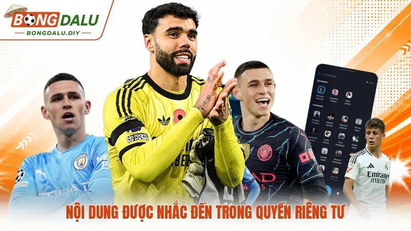 Nội dung được nhắc đến trong quyền riêng tư